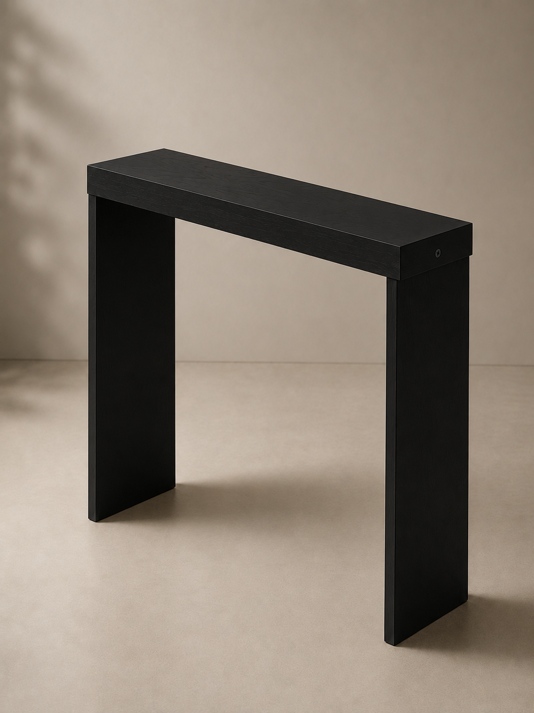 Modern Sofa Console Table with Built-in Power Outlet β Set of 2 Panels (80 cm Each) | Solid Muski Wood