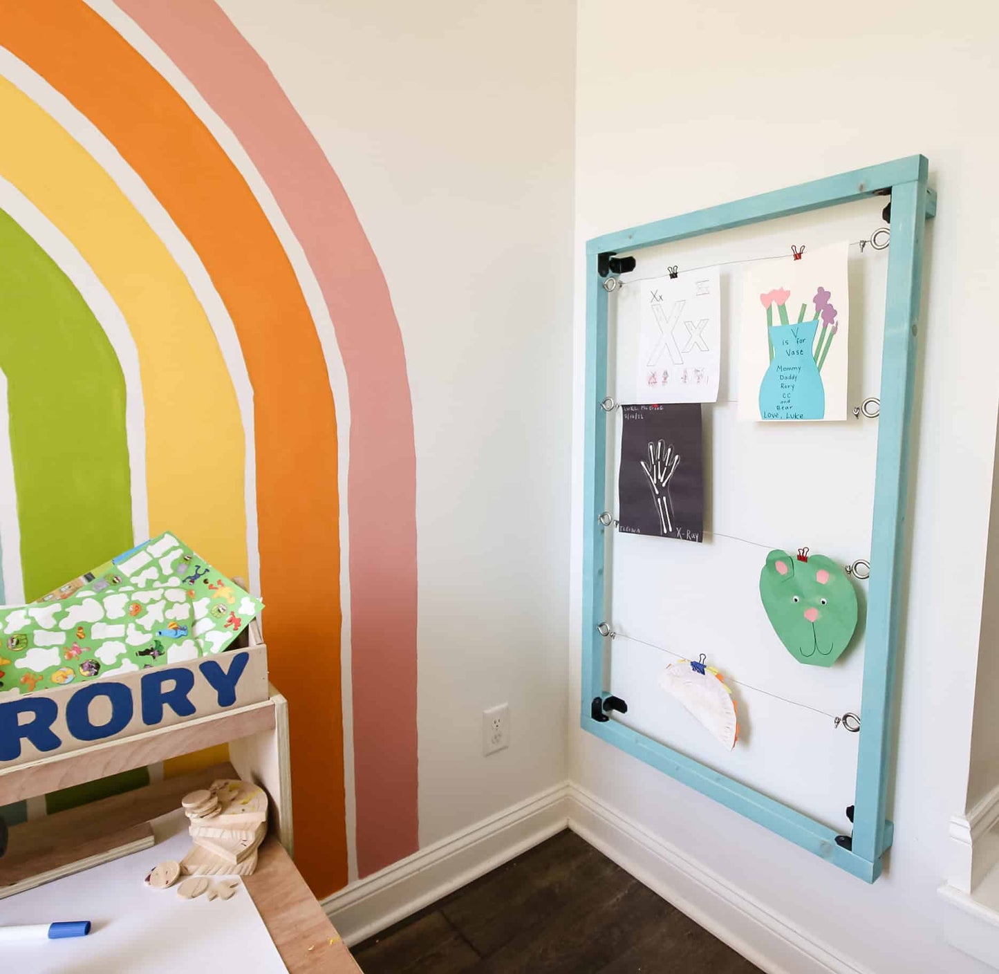 Kids Art Achievement Board